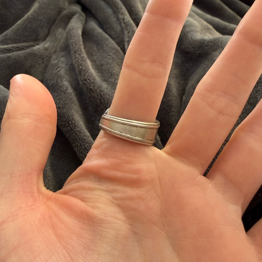 Silver Spoon Ring - Picture 2 of 3
